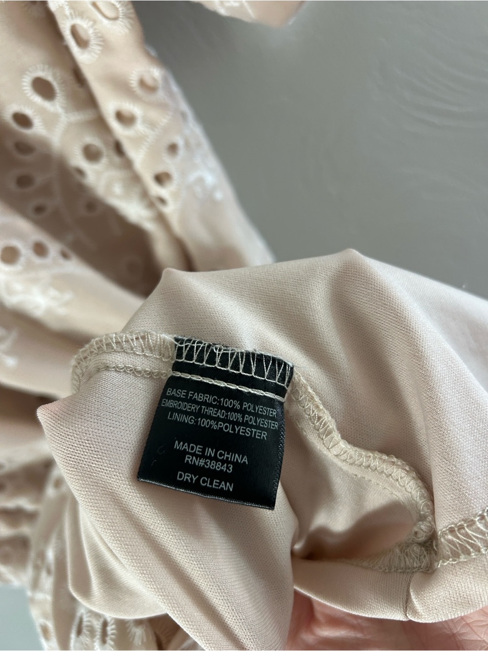 Sam Edelman Mini Puff Sleeve Eyelet Dress - Picture 5 of 6